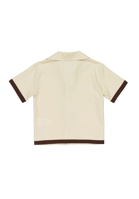 Camicia con applicazione MANUEL RITZ | MR3394SABBIA